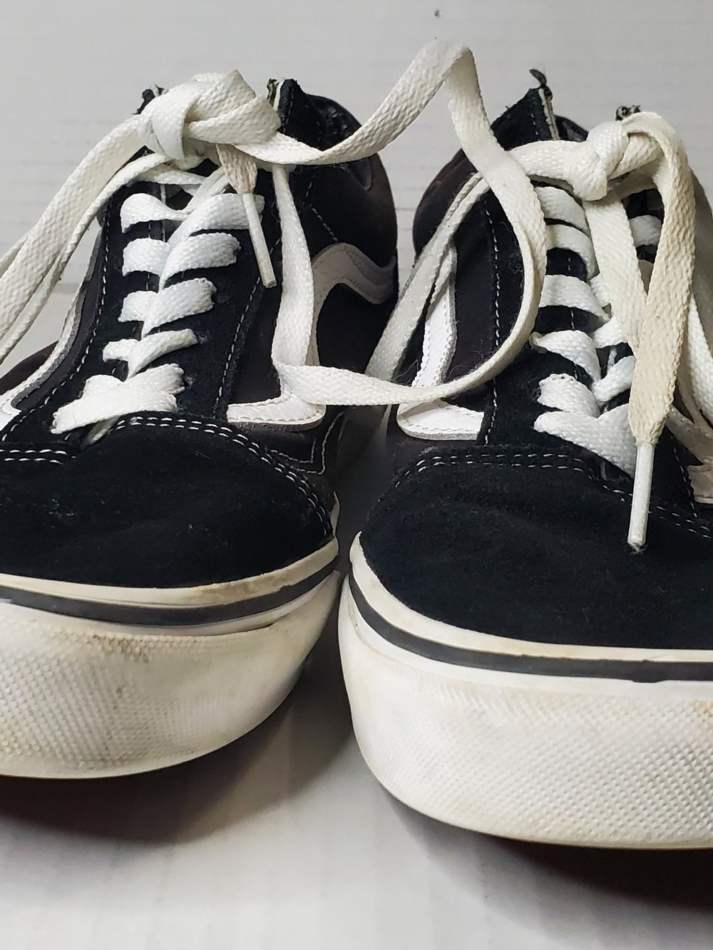 Vans Men’s Black/White Old Skool Lace-Up Skate Shoes 10.5 - Picture 6 of 9